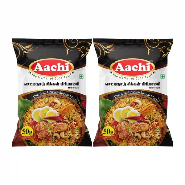 Aachi Chettinad Chicken Biryani Masala