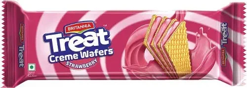 Britannia Strawberry Wafers 150 Gm