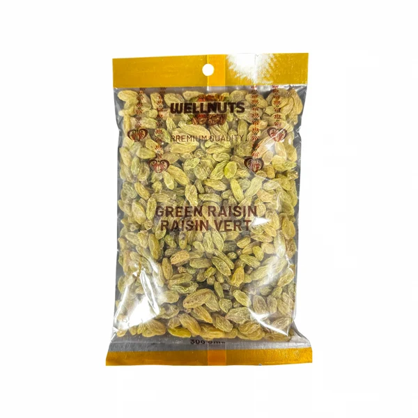 Wellnuts Green Raisins 300g